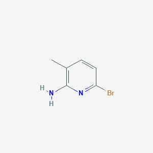 6-Bromo-3-methylpyridin-2-amine chemical structure (CAS 89466-16-0)