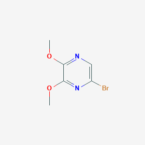 5-Bromo-2,3-dimethoxypyrazine chemical structure (CAS 89466-19-3)