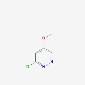 3-Chloro-5-ethoxypyridazine chemical structure (CAS 89466-35-3)