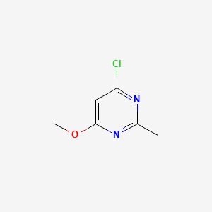 4-Chloro-6-methoxy-2-methylpyrimidine chemical structure (CAS 89466-39-7)