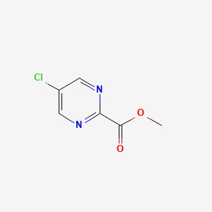 Methyl 5-chloropyrimidine-2-carboxylate chemical structure (CAS 894797-00-3)