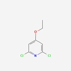 2,6-Dichloro-4-ethoxypyridine chemical structure (CAS 894804-42-3)