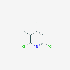 2,4,6-Trichloro-3-methylpyridine chemical structure (CAS 89487-72-9)