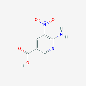 6-Amino-5-nitronicotinic acid chemical structure (CAS 89488-06-2)
