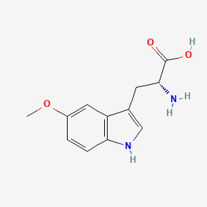 (R)-2-Amino-3-(5-methoxy-1H-indol-3-yl)propanoic acid chemical structure (CAS 89496-02-6)