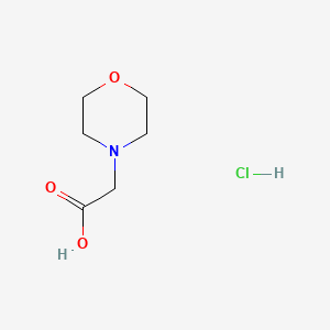 2-Morpholinoacetic acid hydrochloride chemical structure (CAS 89531-58-8)