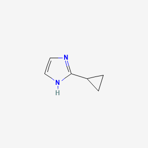 2-Cyclopropyl-1H-imidazole chemical structure (CAS 89532-38-7)