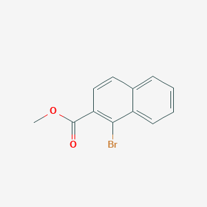 Methyl 1-bromo-2-naphthoate chemical structure (CAS 89555-39-5)