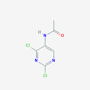 N-(2,4-Dichloropyrimidin-5-yl)acetamide chemical structure (CAS 89581-88-4)