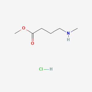 Methyl 4-(methylamino)butanoate hydrochloride chemical structure (CAS 89584-24-7)