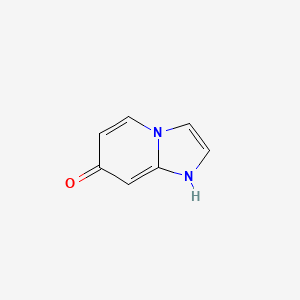 Imidazo[1,2-a]pyridin-7-ol chemical structure (CAS 896139-85-8)