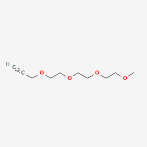 2,5,8,11-Tetraoxatetradec-13-yne chemical structure (CAS 89635-82-5)