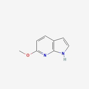6-Methoxy-1H-pyrrolo[2,3-b]pyridine chemical structure (CAS 896722-53-5)