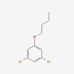 1,3-Dibromo-5-butoxybenzene chemical structure (CAS 896745-35-0)