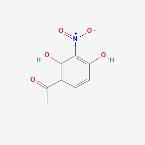 1-(2,4-Dihydroxy-3-nitrophenyl)ethanone chemical structure (CAS 89684-58-2)