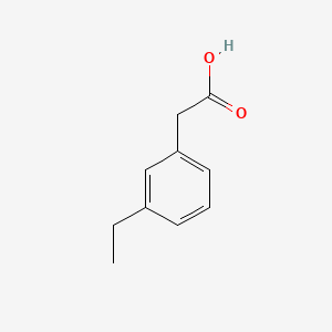 2-(3-Ethylphenyl)acetic acid chemical structure (CAS 89723-25-1)