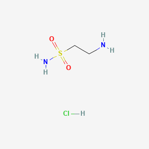 2-Aminoethanesulfonamide hydrochloride chemical structure (CAS 89756-60-5)