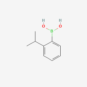 (2-Isopropylphenyl)boronic acid chemical structure (CAS 89787-12-2)