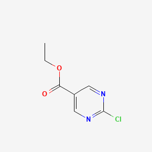 Ethyl 2-chloropyrimidine-5-carboxylate chemical structure (CAS 89793-12-4)