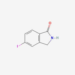 5-Iodoisoindolin-1-one chemical structure (CAS 897958-99-5)