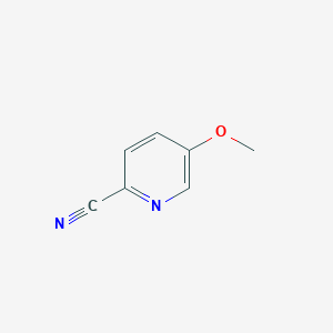 5-Methoxypicolinonitrile chemical structure (CAS 89809-63-2)