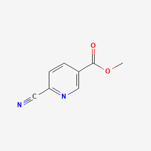 Methyl 6-Cyanopyridine-3-carboxylate chemical structure (CAS 89809-65-4)