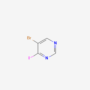 5-Bromo-4-iodopyrimidine chemical structure (CAS 898559-22-3)