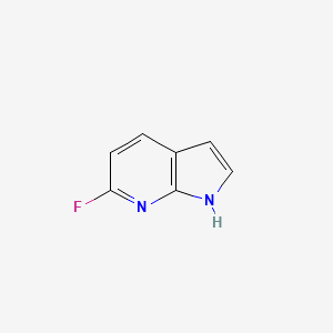 6-Fluoro-1H-pyrrolo[2,3-b]pyridine chemical structure (CAS 898746-42-4)