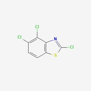 2,4,5-Trichlorobenzo[d]thiazole chemical structure (CAS 898747-87-0)