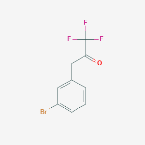 3-(3-Bromophenyl)-1,1,1-trifluoropropan-2-one chemical structure (CAS 898787-59-2)