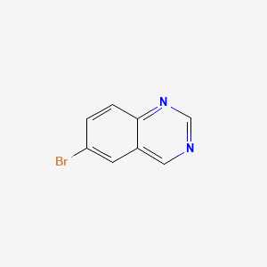 6-Bromoquinazoline chemical structure (CAS 89892-21-7)