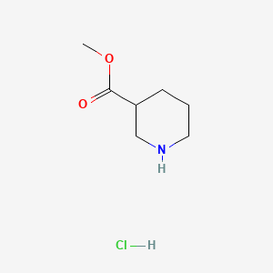 Methyl piperidine-3-carboxylate hydrochloride chemical structure (CAS 89895-55-6)