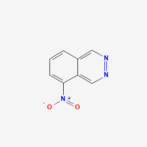 5-Nitrophthalazine chemical structure (CAS 89898-86-2)