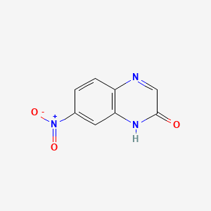 7-Nitro-2(1H)-quinoxalinone chemical structure (CAS 89898-96-4)