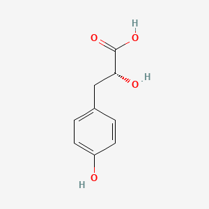 (R)-2-Hydroxy-3-(4-hydroxyphenyl)propanoic acid chemical structure (CAS 89919-57-3)
