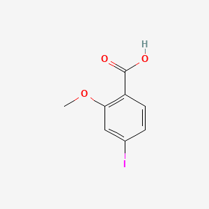 4-Iodo-2-methoxybenzoic acid chemical structure (CAS 89942-34-7)