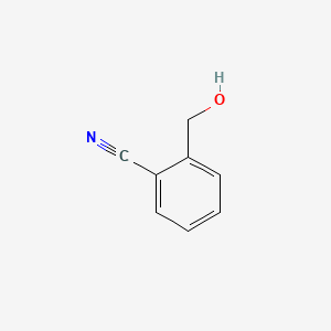 2-(Hydroxymethyl)benzonitrile chemical structure (CAS 89942-45-0)