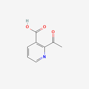 2-Acetylnicotinic acid chemical structure (CAS 89942-59-6)
