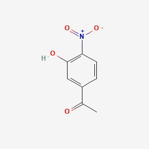 1-(3-Hydroxy-4-nitrophenyl)ethanone chemical structure (CAS 89942-63-2)