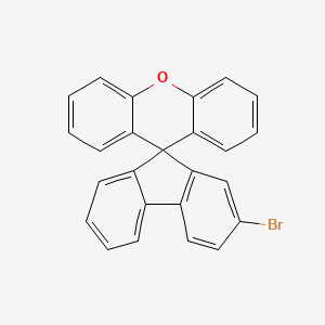 2-Bromospiro[fluorene-9,9'-xanthene] chemical structure (CAS 899422-06-1)