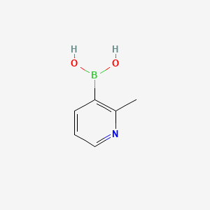 (2-Methylpyridin-3-yl)boronic acid chemical structure (CAS 899436-71-6)