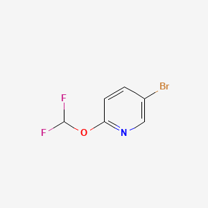 5-Bromo-2-(difluoromethoxy)pyridine chemical structure (CAS 899452-26-7)