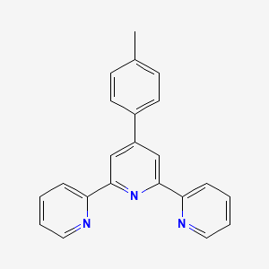 4-(p-Tolyl)-2,2:6,2-terpyridine chemical structure (CAS 89972-77-0)