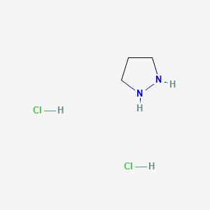 Pyrazolidine dihydrochloride chemical structure (CAS 89990-54-5)