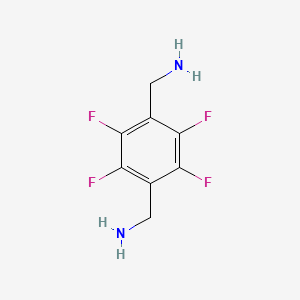 (Perfluoro-1,4-phenylene)dimethanamine chemical structure (CAS 89992-50-7)
