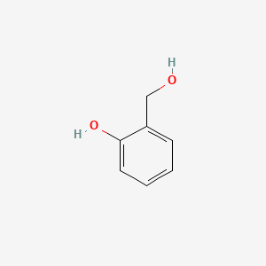 2-(Hydroxymethyl)phenol chemical structure (CAS 90-01-7)