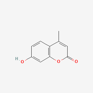 7-Hydroxy-4-methyl-2H-chromen-2-one chemical structure (CAS 90-33-5)