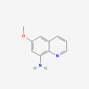 8-Amino-6-methoxyquinoline chemical structure (CAS 90-52-8)