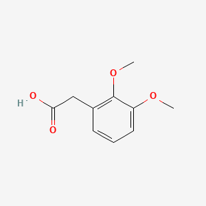 2-(2,3-Dimethoxyphenyl)acetic acid chemical structure (CAS 90-53-9)