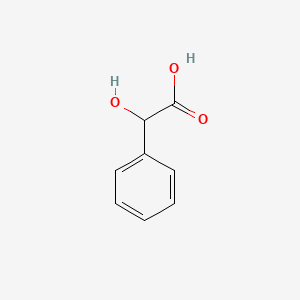 2-Hydroxy-2-phenylacetic acid chemical structure (CAS 90-64-2)